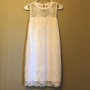 White Lace NoBo Dress